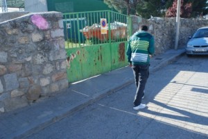 Imagen del escenario del crimen perpetrado por jóvenes ultraizquierdistas de nacionalidad española, portuguesa y marroquí.