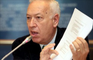 José Manuel García Margallo, ministro de Exteriores. José Manuel García Margallo, ministro de Exteriores.
