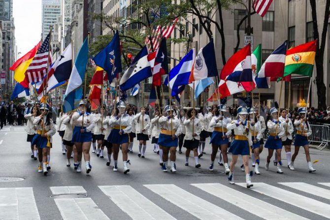 Desfile del Día de la Hispanidad en Nueva York. 