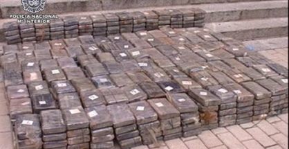 La cocaína incautada
