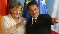 Angela Merkel y Nicolas Sarkozy
