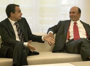 Zapatero y Botín