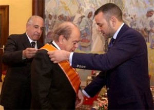 El siniestro Jordi Pujol, condecorado por Mohamed VI.