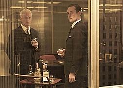 John Slattery y Jon Hamm, dos de los actores de la famosa serie