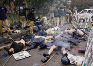 Cristianos pakistaníes asesinados.