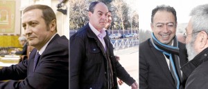 Ramón Díaz Alcaraz, Juan Márquez Contreras y Daniel Alberto Rivera 