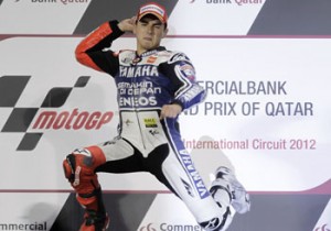 Lorenzo, en lo más alto del podio.