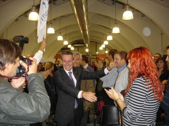 Anglada, en la localidad gerundense de Salt, epicentro del problema migratorio que padece Cataluña.