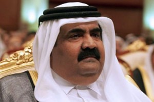 El emir Hamad Bin Khalifa Al Thani, patrón de la cadena Al Jazira y dinamizador de grupos islamistas de todo pelaje.