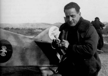 García Morato, héroe de la aviación española.