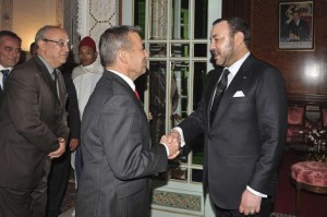 Rivero rinde vasallaje al rey Mohamed VI.