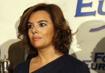 Soraya Sáenz de Santamaría, vicepresidenta del Gobierno de Rajoy.
