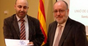 Colom, con el presidente de la UCCIC