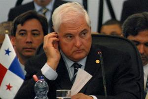El presidente de Panamá, Ricardo Martinelli.