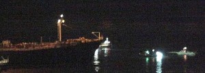 Patrulleras de la Royal Gibraltar Police y de la Royal Navy salen al paso de tres pesqueros de Algeciras. 