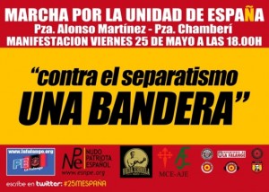 Imagen del folleto anunciador de la marcha. 
