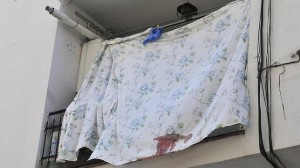 Vista de balcón del piso en el que ha ocurrido un presunto crimen de violencia machista, en el que ha muerto una mujer, de nacionalidad hondureña 