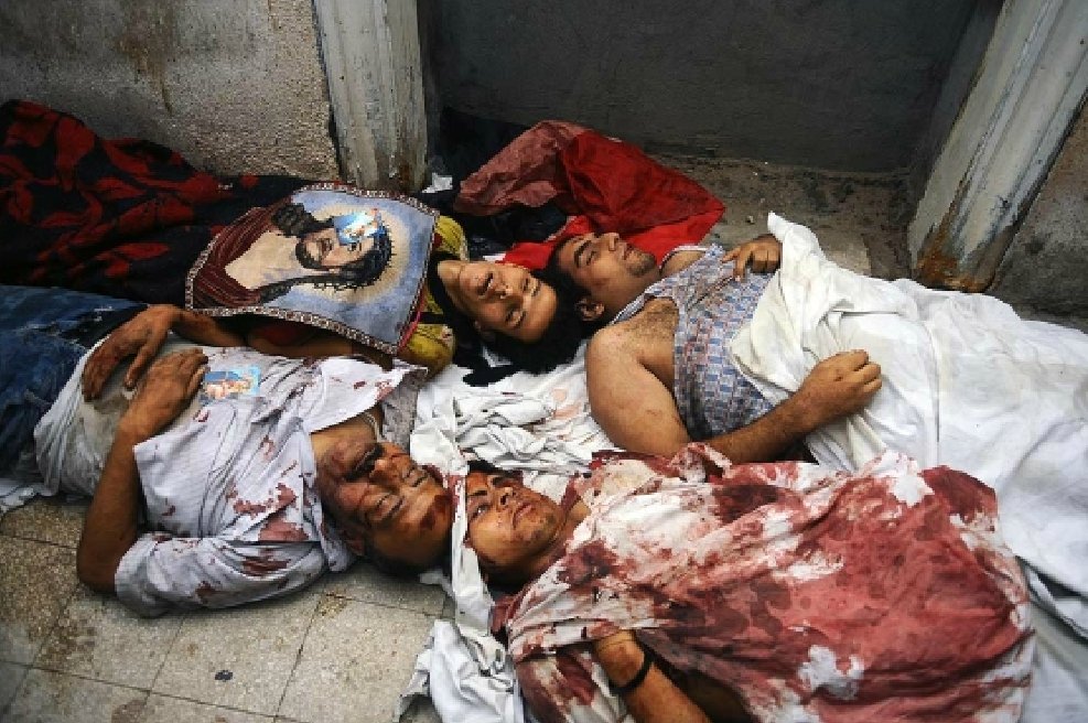 Cristianos coptos asesinados en Egipto.