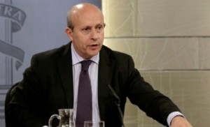 José Ignacio Wert, ministro de Educación, durante la rueda de prensa del Consejo de Ministros. 