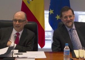 Montoro y Rajoy. Montoro y Rajoy.