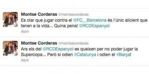 Tuits de Montse Corderas Tuits de Montse Corderas