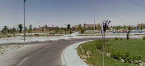 Imagen de la zona de Alcorcón donde se instala el recinto ferial. Imagen de la zona de Alcorcón donde se instala el recinto ferial.