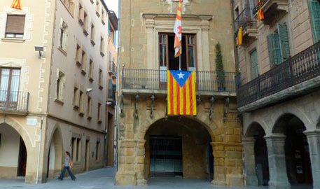 Fachada del Ayuntamiento de Vic.