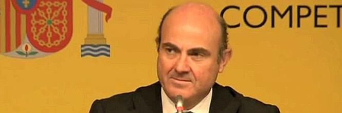 El ministro de Economía español, Luis De Guindos