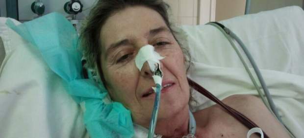 Emma Rodríguez, ingresada en Argentina.