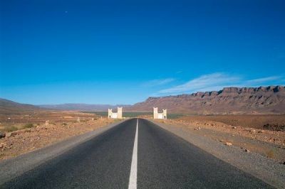 Tramo de la carretera donde tuvo lugar el suceso.