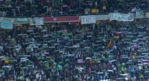 Banderas españolas en el Nuevo Arcángel