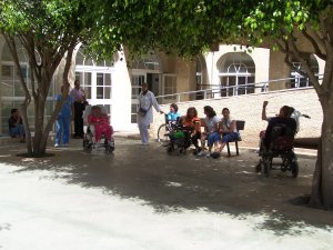 Imagen del interior del centro de discapacitados Gámez Morón