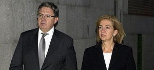 Carlos García Revenga y la Infanta Cristina.