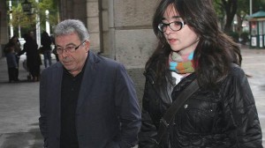 Miguel Ángel Soto, secretario de organización y finanzas de CC.OO., este jueves en los juzgados 