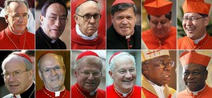 Algunos de los candidatos a suceder a Benedicto XVI.