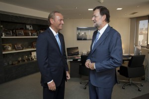Alberto Fabra y Mariano Rajoy.
