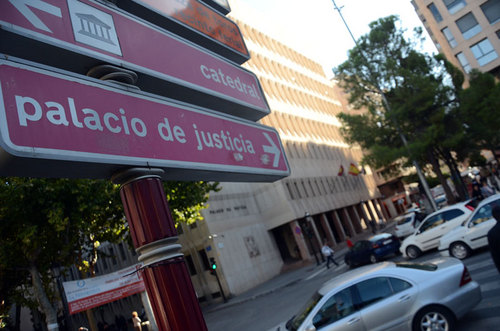 Palacio de Justicia de Albacete, donde el ecuatoriano pasará a disposición judicial.
