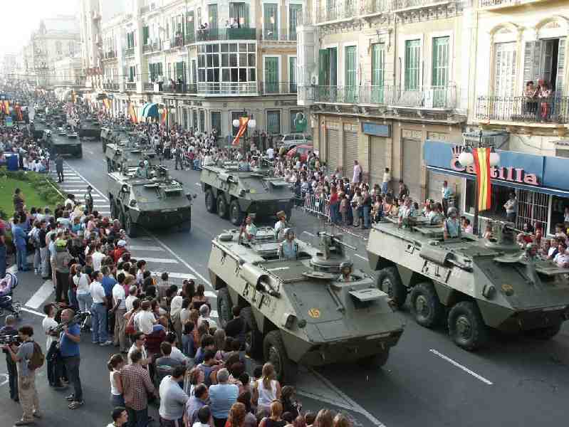 Desfile militar en Melilla