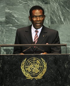 Teodoro Obiang Nguema, presidente de Guinea Ecuatorial