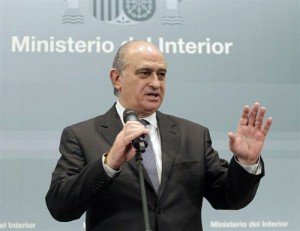 El ministro del Interior, Jorge Fernández Díaz
