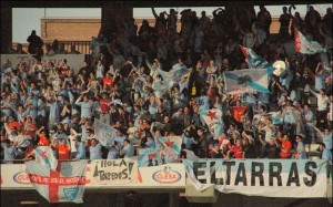 Aficionados radicales del Celta de Vigo.