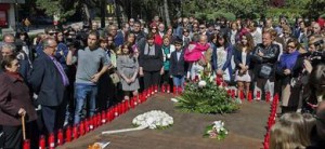 Familiares de los militares españoles fallecidos en el accidente del Yak-42.
