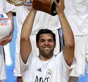 Felipe Reyes, 'MVP' (jugador más valioso), de la final.
