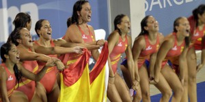 Las chicas del waterpolo, oro en Barcelona 2013