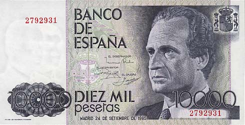 Billete de 10.000 pesetas