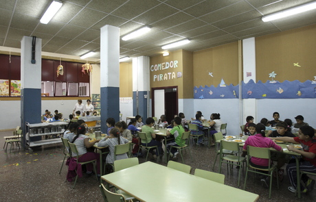 Comedor del colegio Santo Domingo