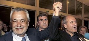 Griñán (i.) y Chaves (d.), en una imagen de archivo.