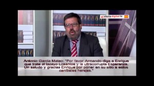 Fotograma de una de las intervenciones de Enrique de Diego en 'La Ratonera'