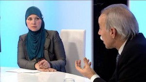 Esma Kucukalic, en uno de los programas de Córdoba Internacional TV