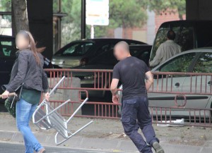 Imagen de dos de los agresores